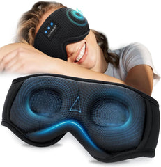 LC-dolida sleep mask with Bluetooth headphones for hands free music during rest.