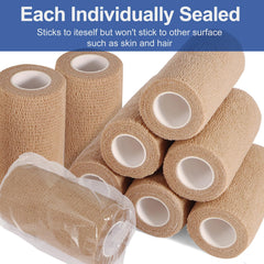 LDIWEE hand-tearable wrap for quick wound dressing without scissors