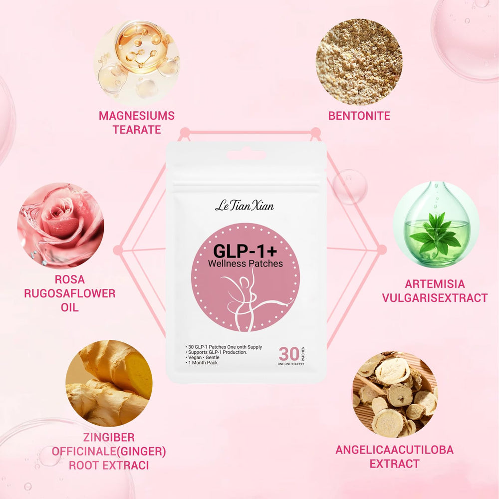 Le Tian Xian GLP-1 Patch on stomach for everyday comfort
