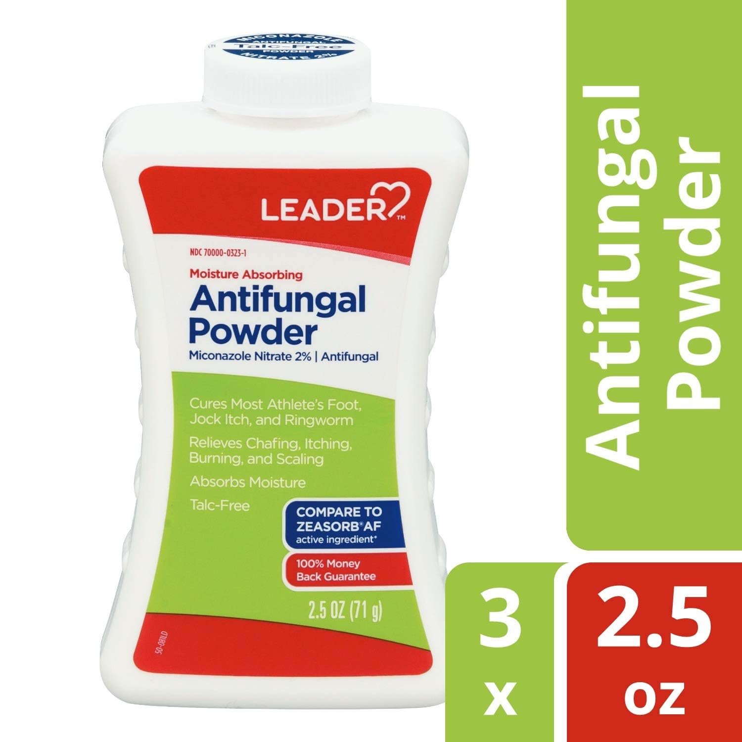 Leader AF Powder being used for drier feet during activity
