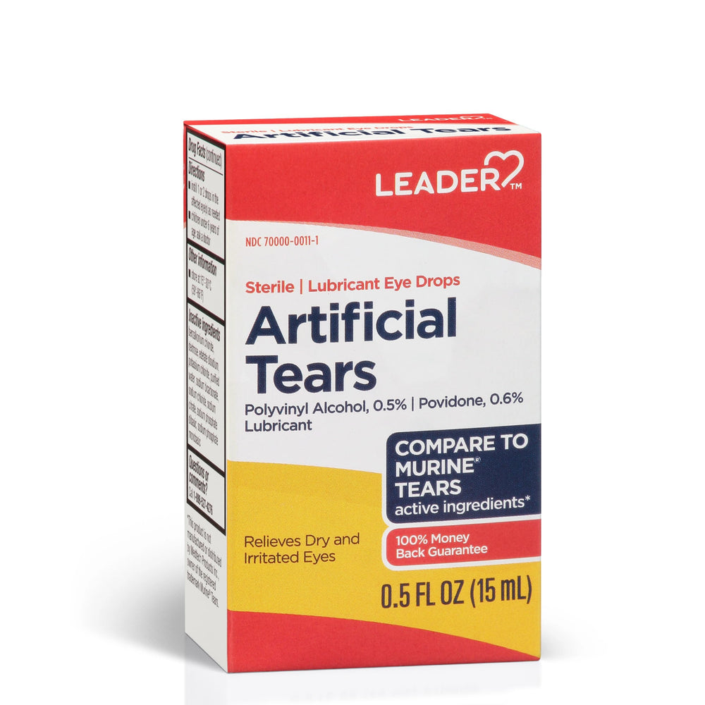 Leader Lágrimas Artificiales: botella compacta para uso diario y fácil transporte.