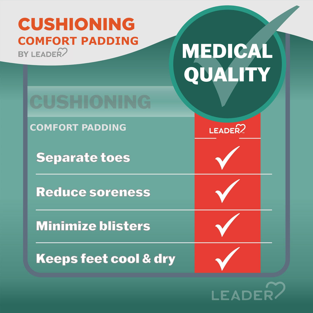 LEADER breathable texture helps feet stay dry and comfortable.