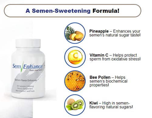 Leading Edge Health Semenhance label front highlighting trusted ingredients and flavor.
