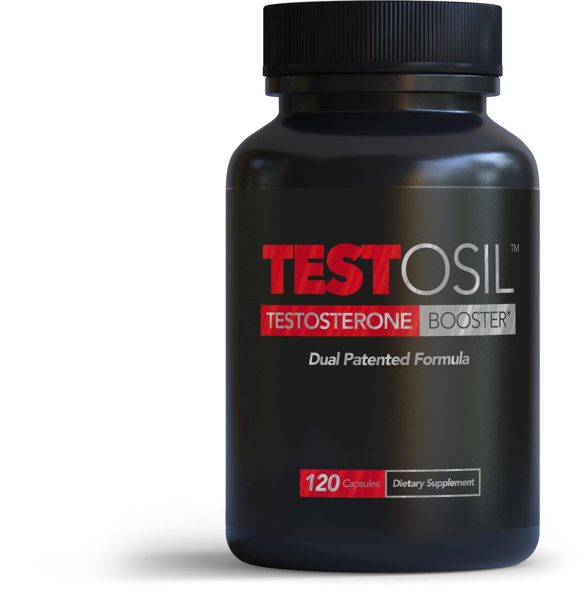 Leading Edge Health Testosil bottle front signaling daily energy support for men.