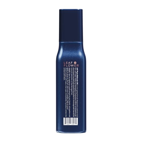 Leaf and Flower Phyto-Molecular Oil application drops support effortless on-wet hair styling.