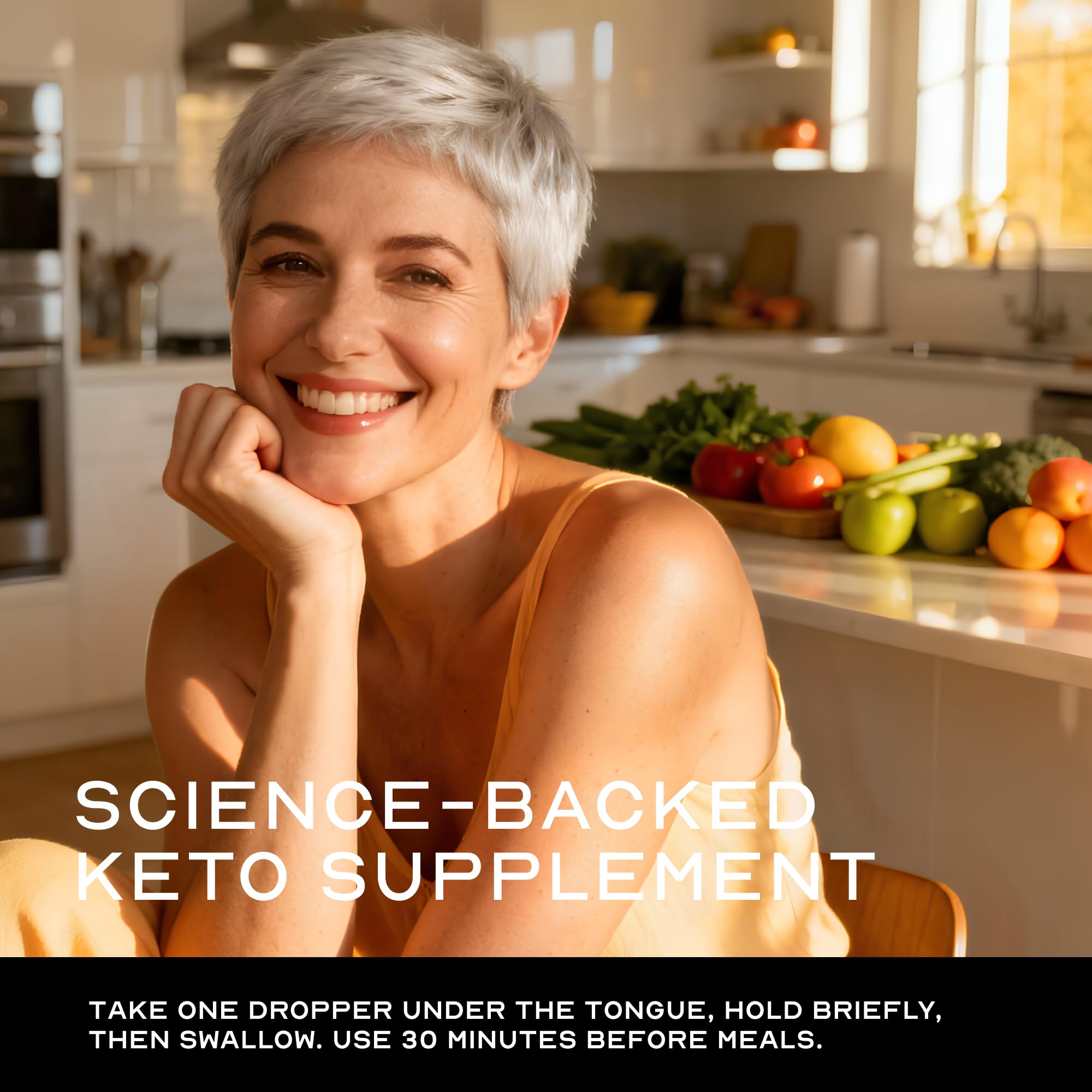 Ingredient list of LEAN Nutraceuticals drops featuring green tea extract and acai berry