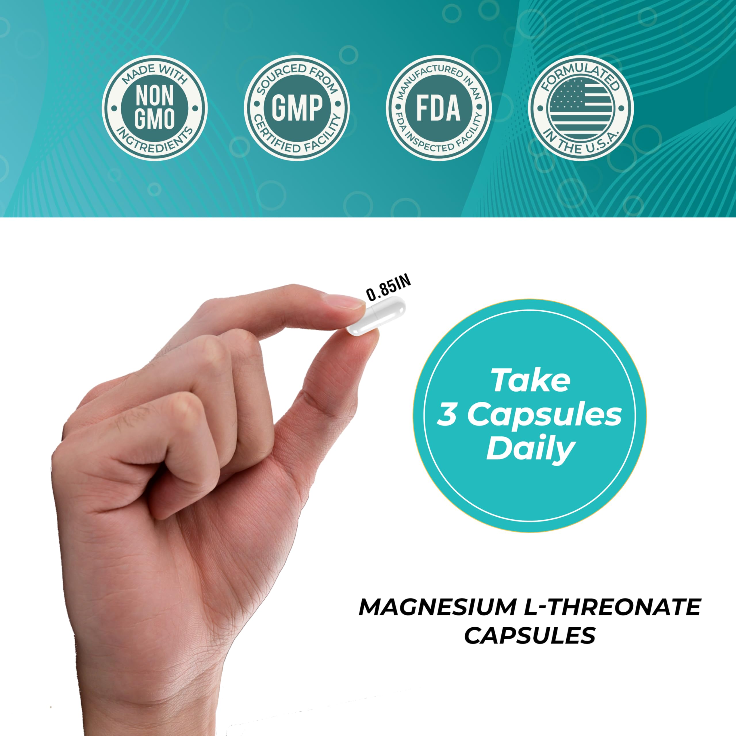 Leaping Lynx Pure Magnesium L-Threonate box on desk suggests focus and calm use at work.