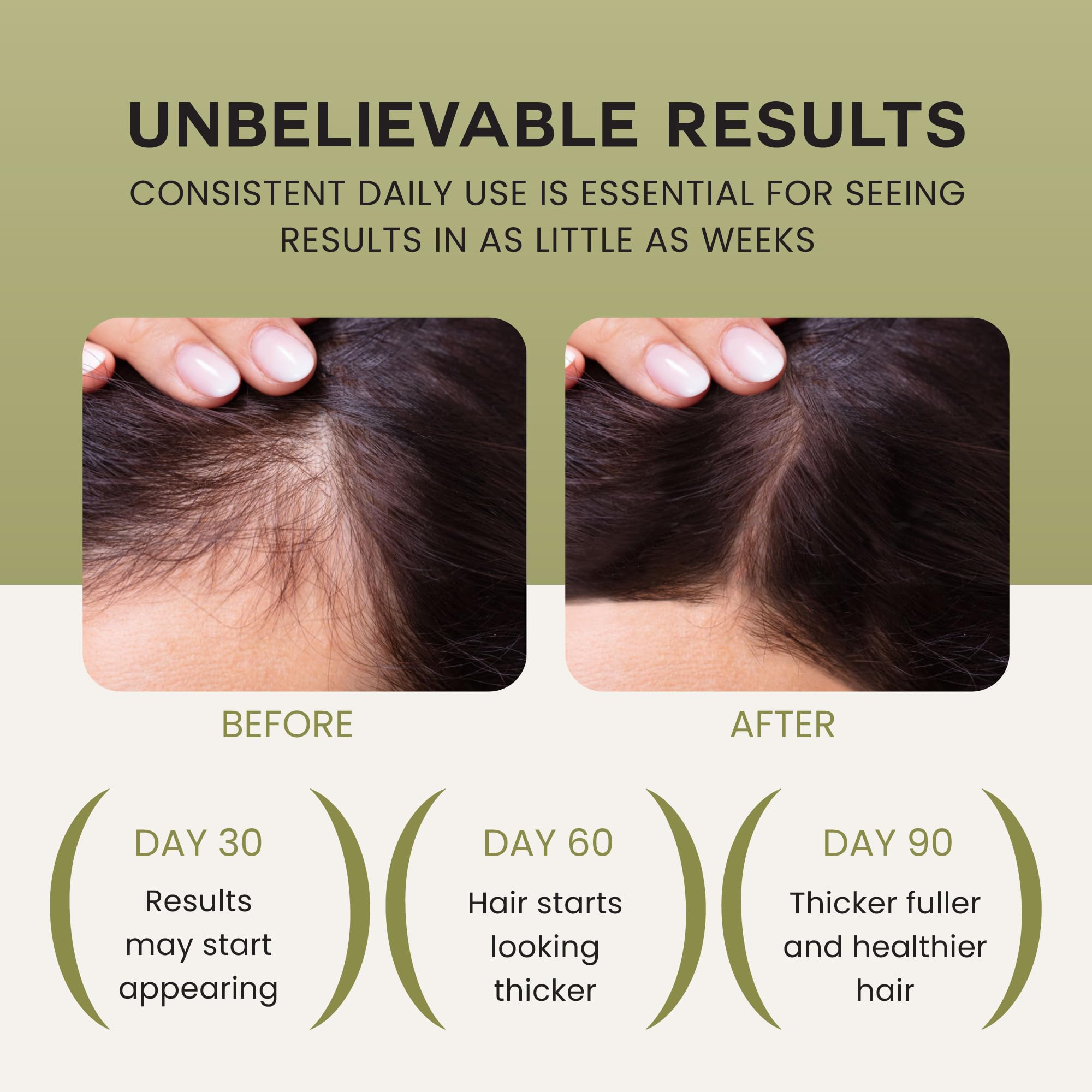 Lebanta Batana Oil dropper on dry hair helps refresh and repair