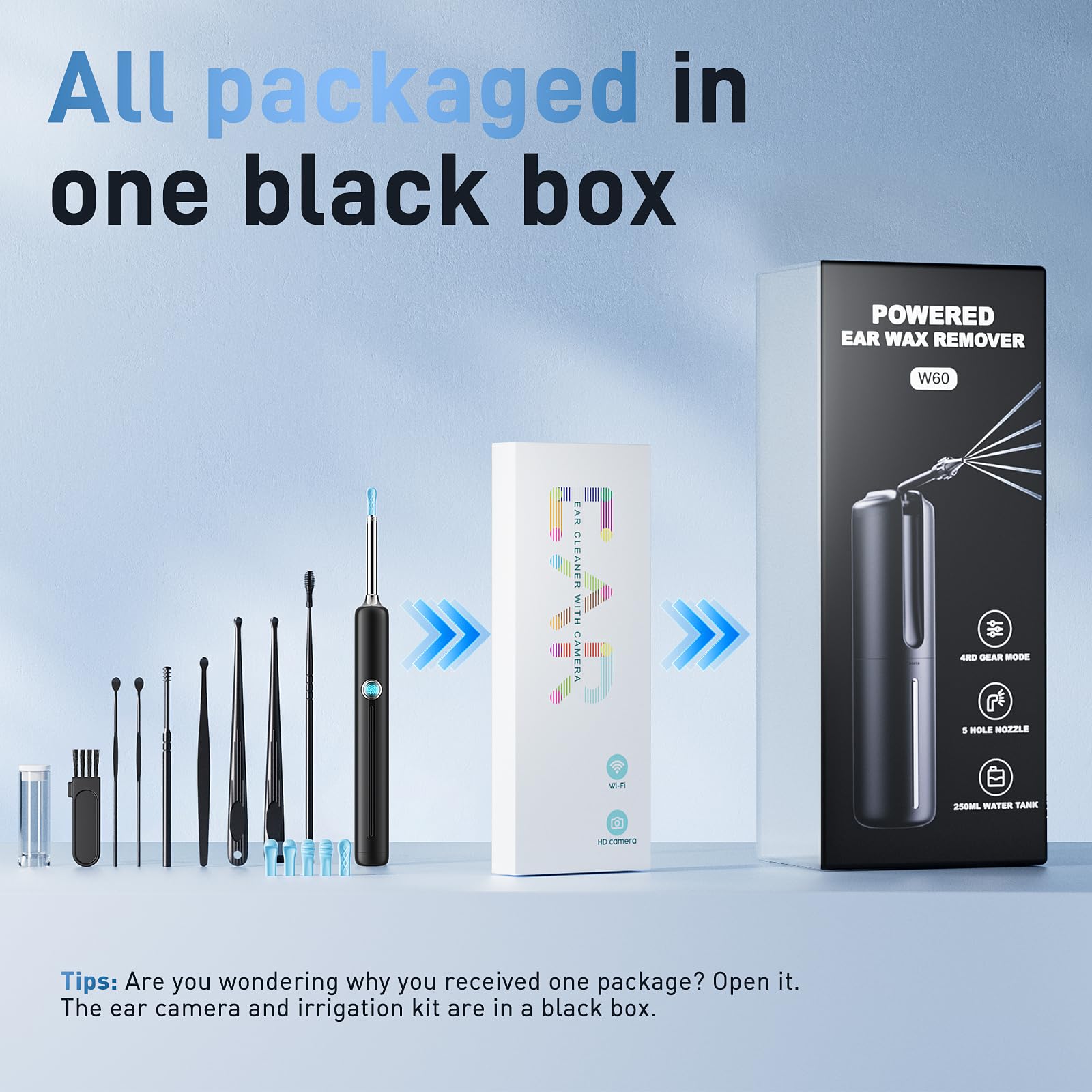 Lebbtl ear-camera-1080p-otoscope demonstrates clear canal view for precise cleaning.