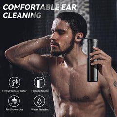 Lebbtl ear irrigation with digital display offers precise control during sessions