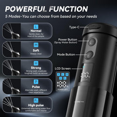 Five Lebbtl cleaning modes provide customizable at-home ear care