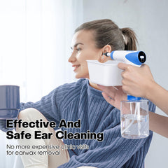 Lebbtl Five-hole ear tips close-up illustrating gentle, full-canal rinse.