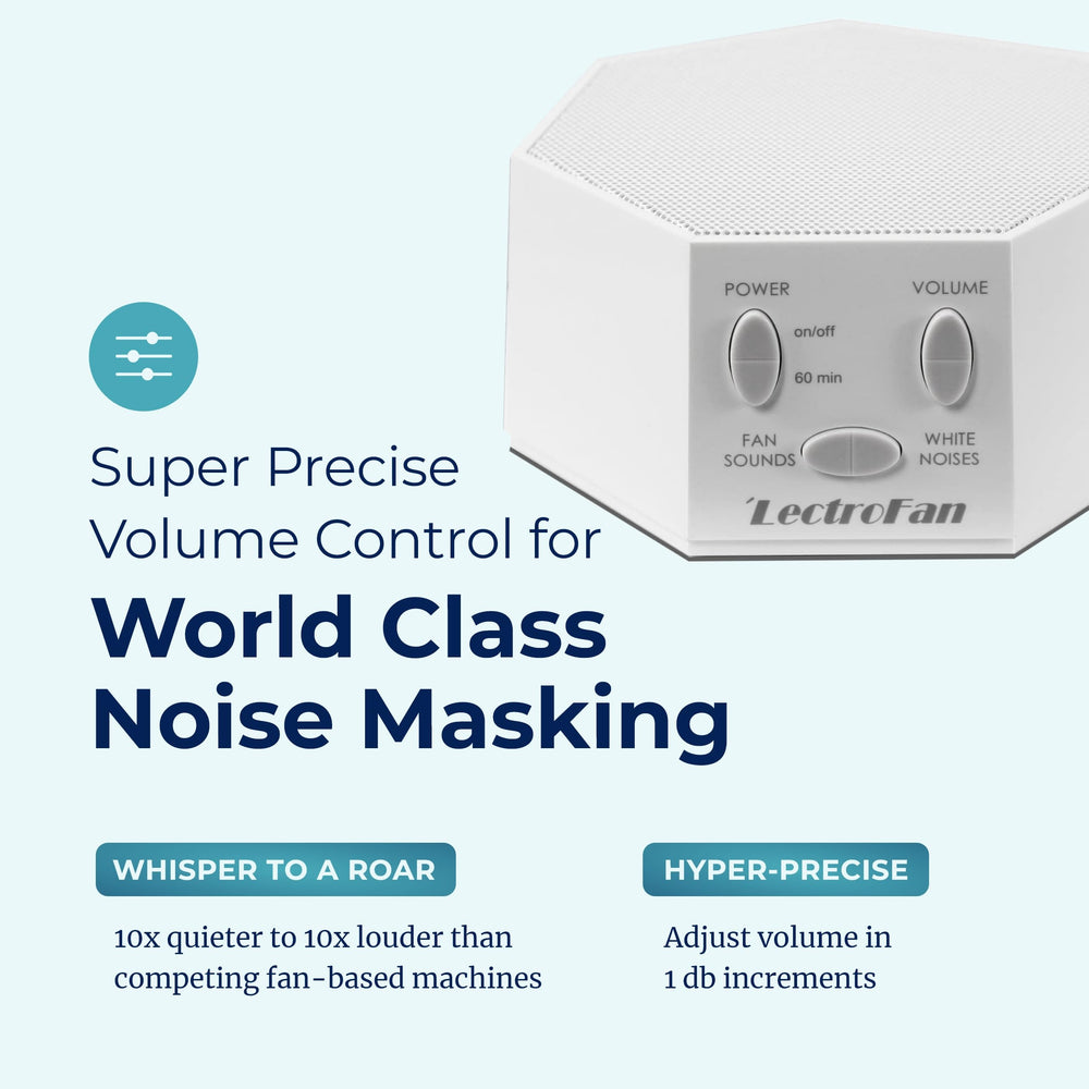 LectroFan Classic offers 20 non-looping sounds for customizable ambience.