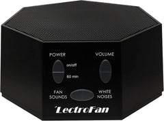 LectroFan Classic front view; compact sleep aid for portable use and privacy benefits