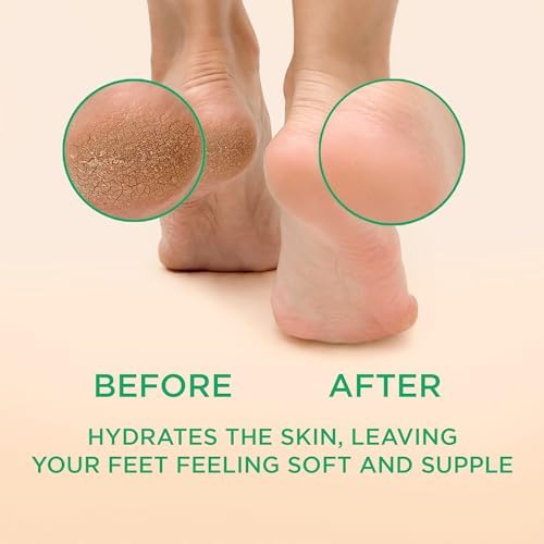 Lee Beauty peppermint gel application close-up for refreshing foot care.