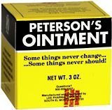 Petersons Ointment 3 oz bottle by Lee Pharmaceutical Co. helps lock in surface moisture.