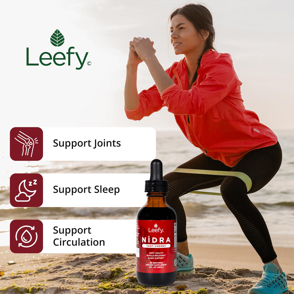 Close-up of Leefy Nidra capsules for easy-to-swallow nightly use