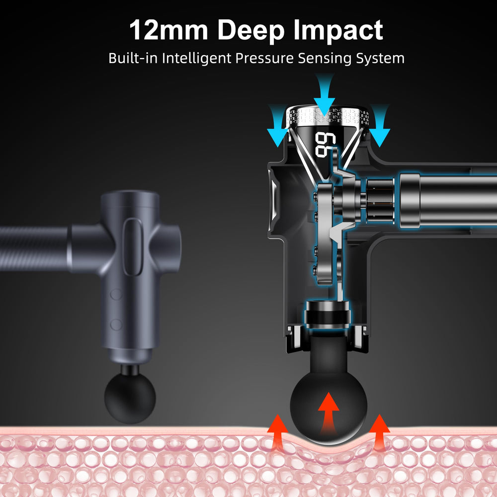 LEERCON 8-head attachment set enables targeted relief across major muscle groups.
