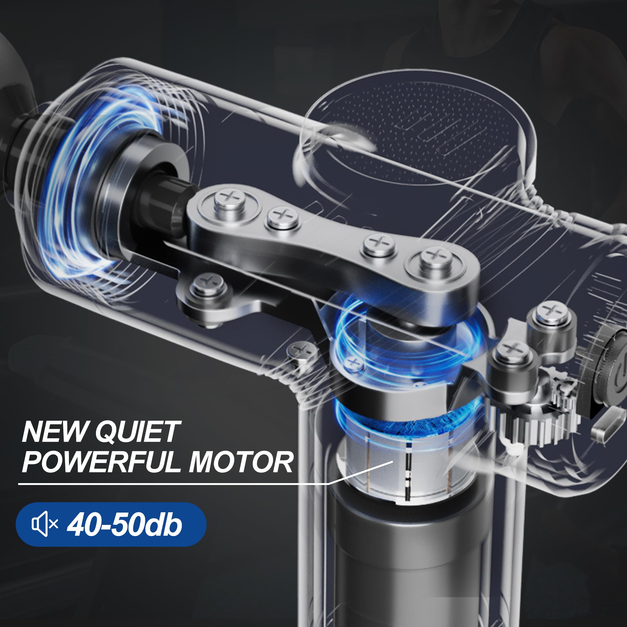 LEERCON massage gun portable on-the-go for recovery sessions.