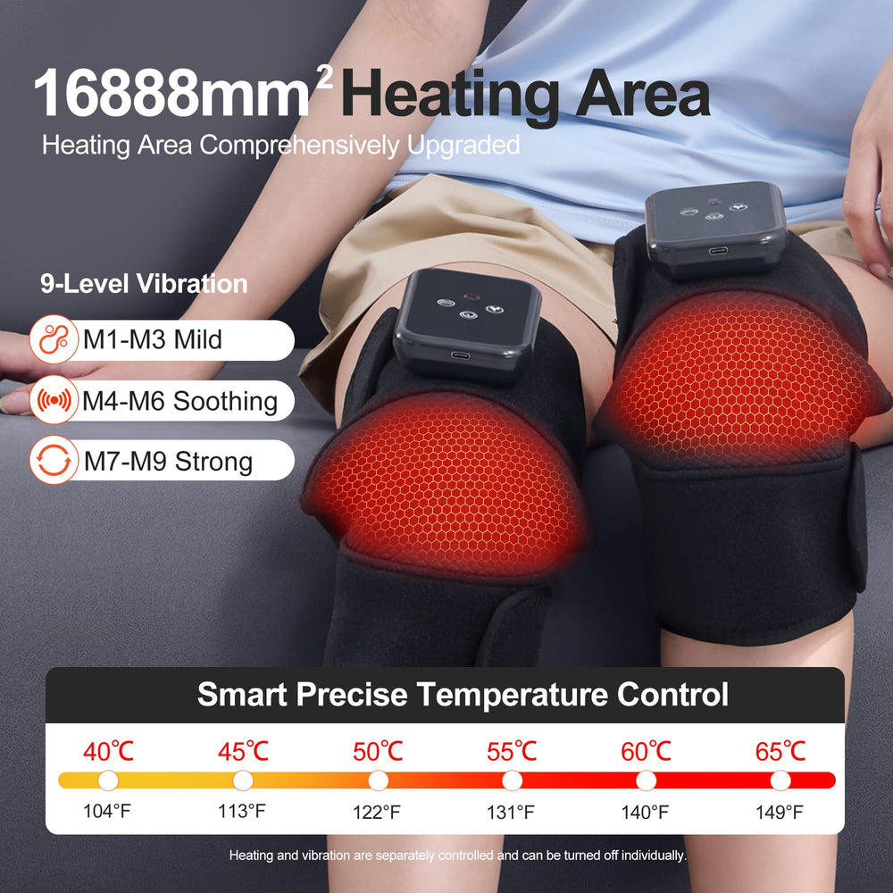 Wireless design for LEERCON knee massager enabling mobility