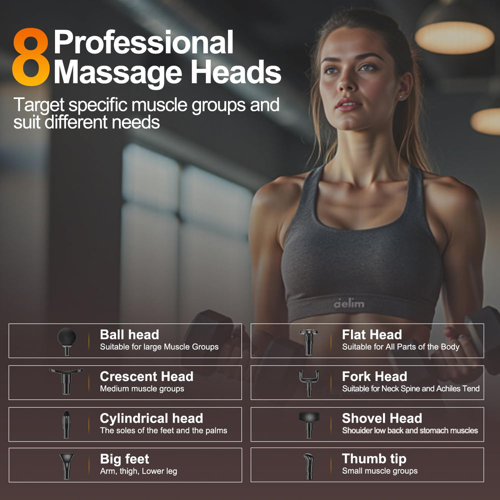 LEERCON Massage Gun in use delivers focused percussion for workout recovery.