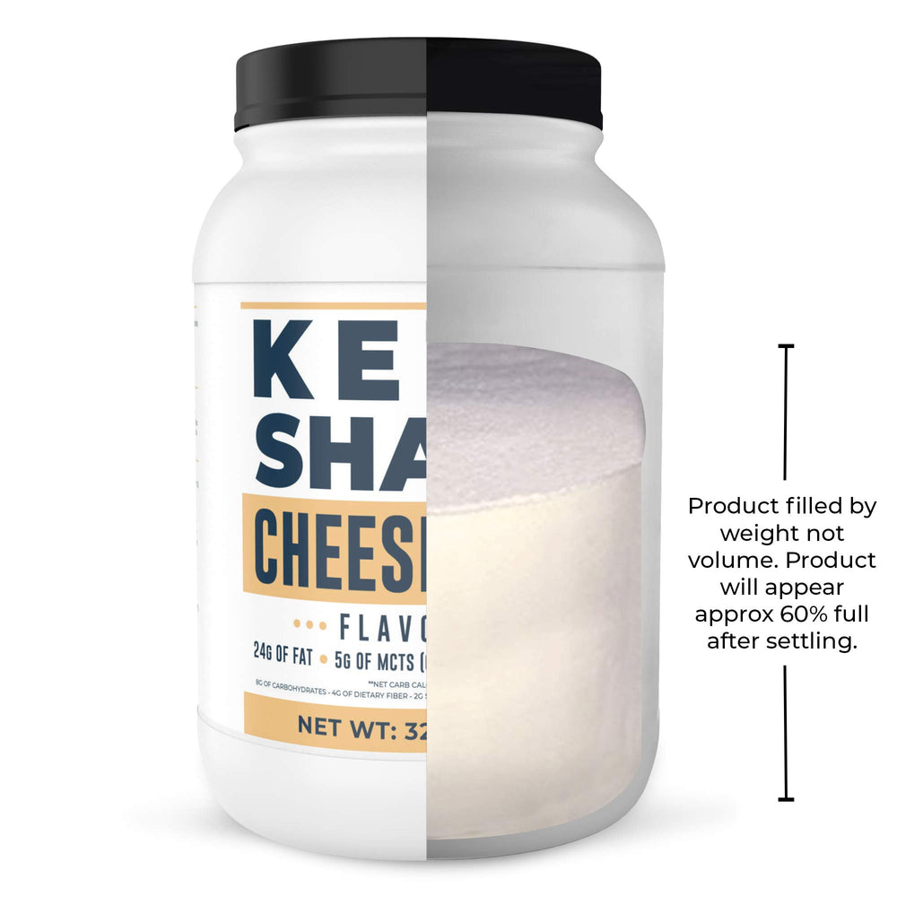 Left Coast Performance Cheesecake Shake ingredients label emphasizes real ingredients you can trust.