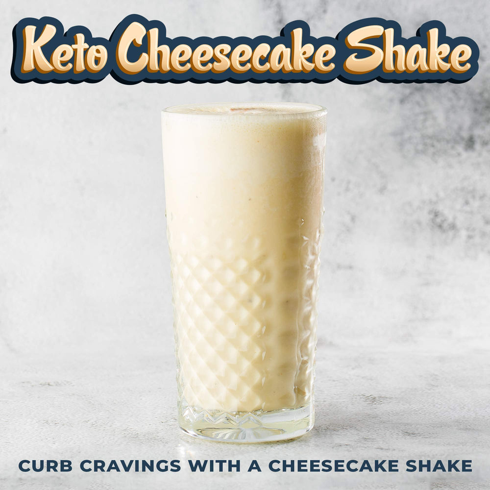 Left Coast Performance Cheesecake Shake reseal-pack shows easy storage and freshness.