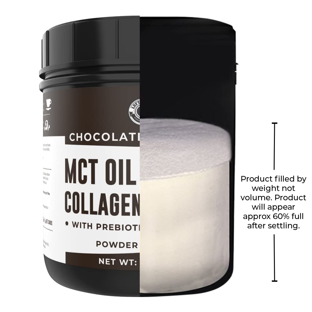 Left Coast Performance MCT Powder scoop in tea for quick energy.