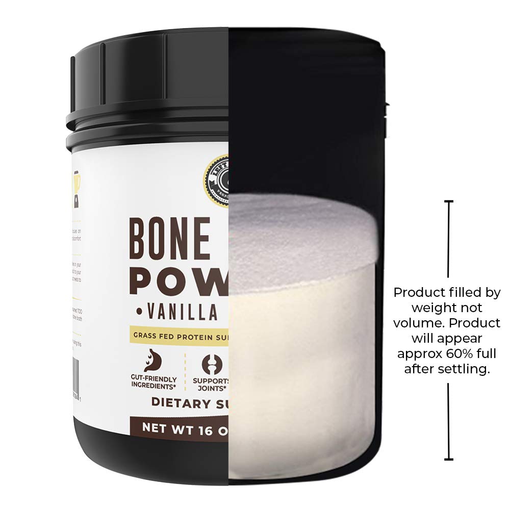 Left Coast Performance Vanilla Bone Broth Shaker demonstrates convenient mixing on the go