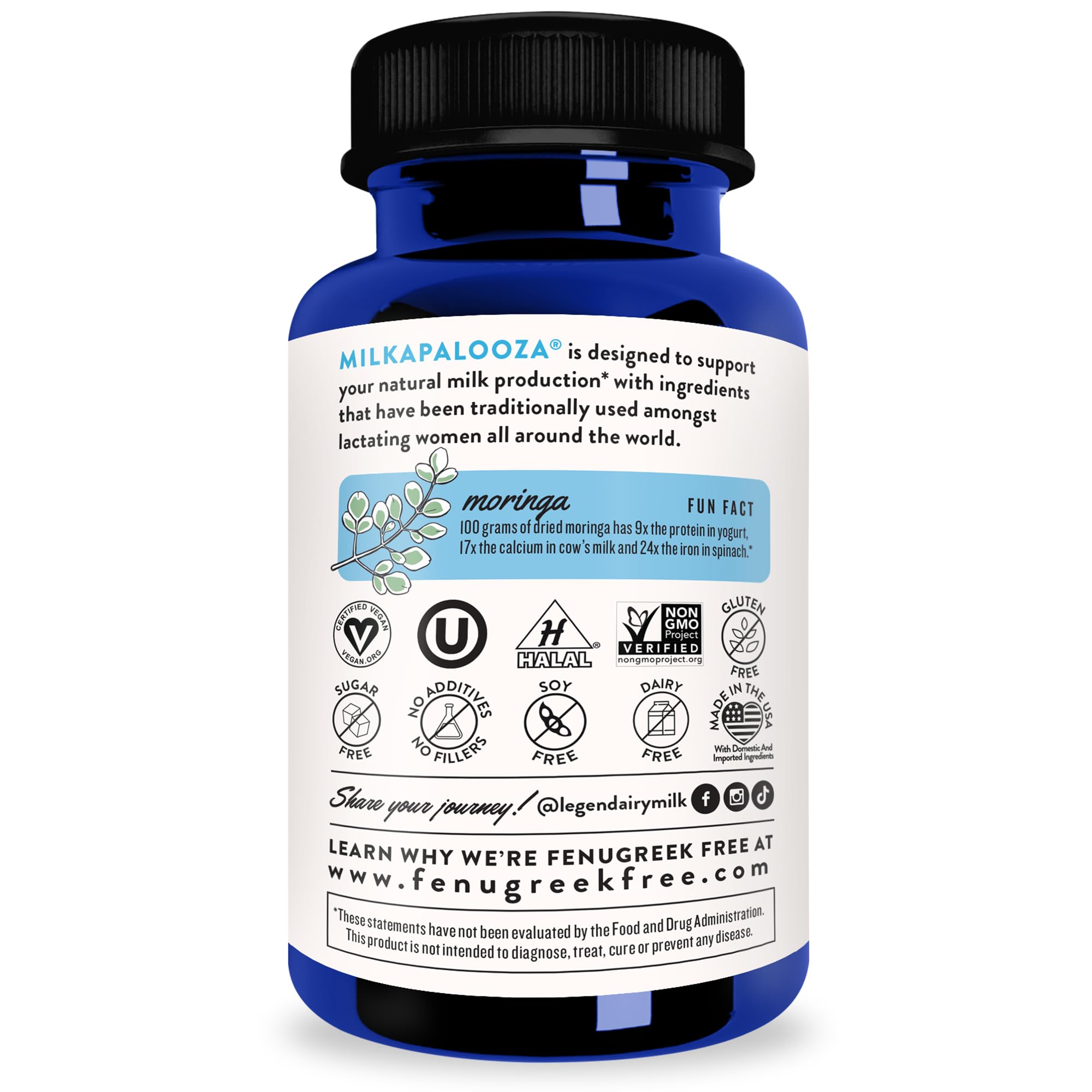 Legendairy Milk Milkapalooza fennel focus suggests traditional lactation support with gentle notes.