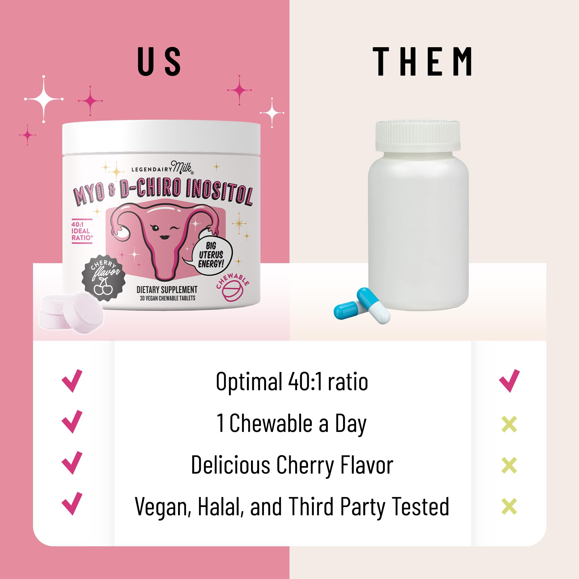 Legendairy Milk third-party-tested label signaling quality assurance.