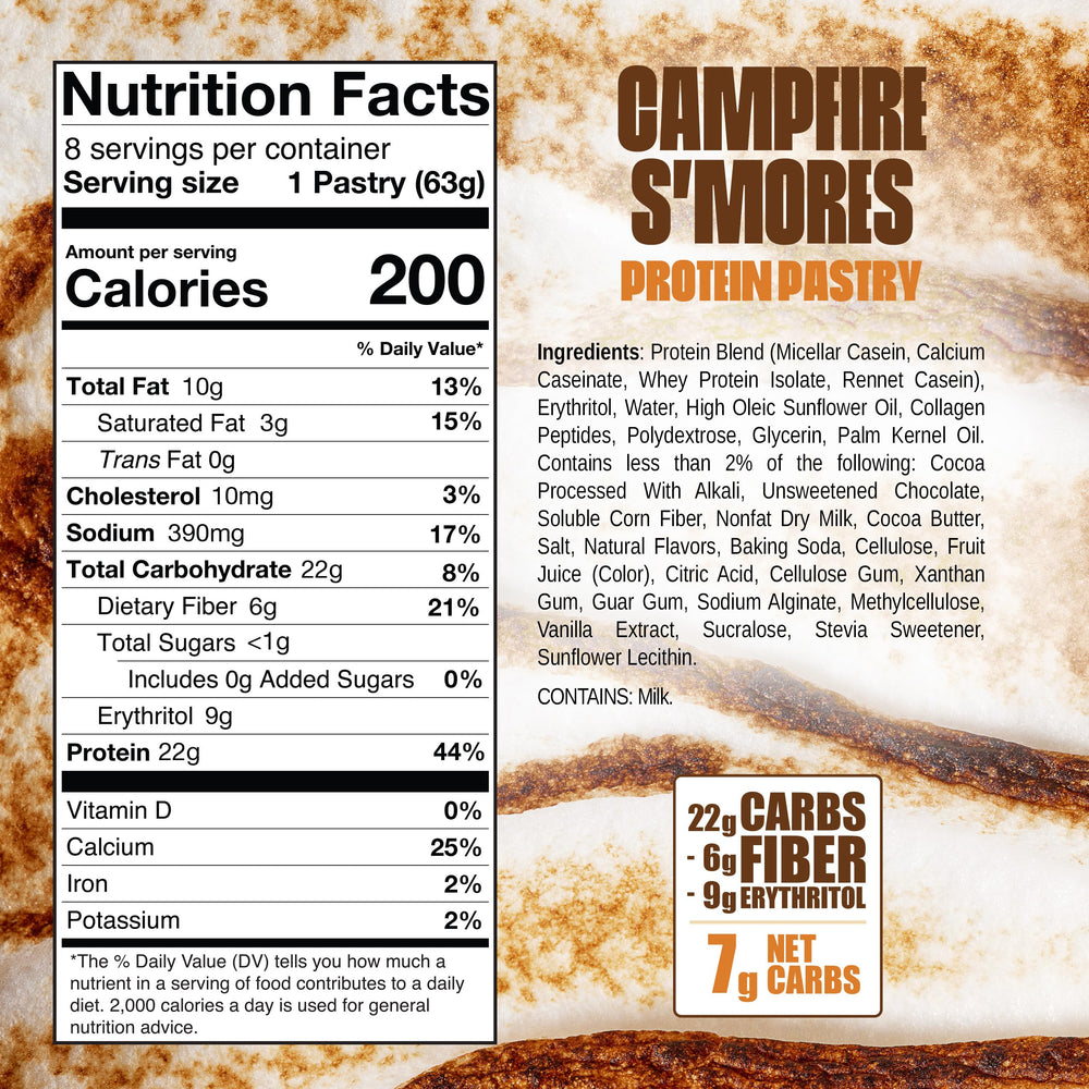 Legendary Foods Campfire S'mores front view showing packaging