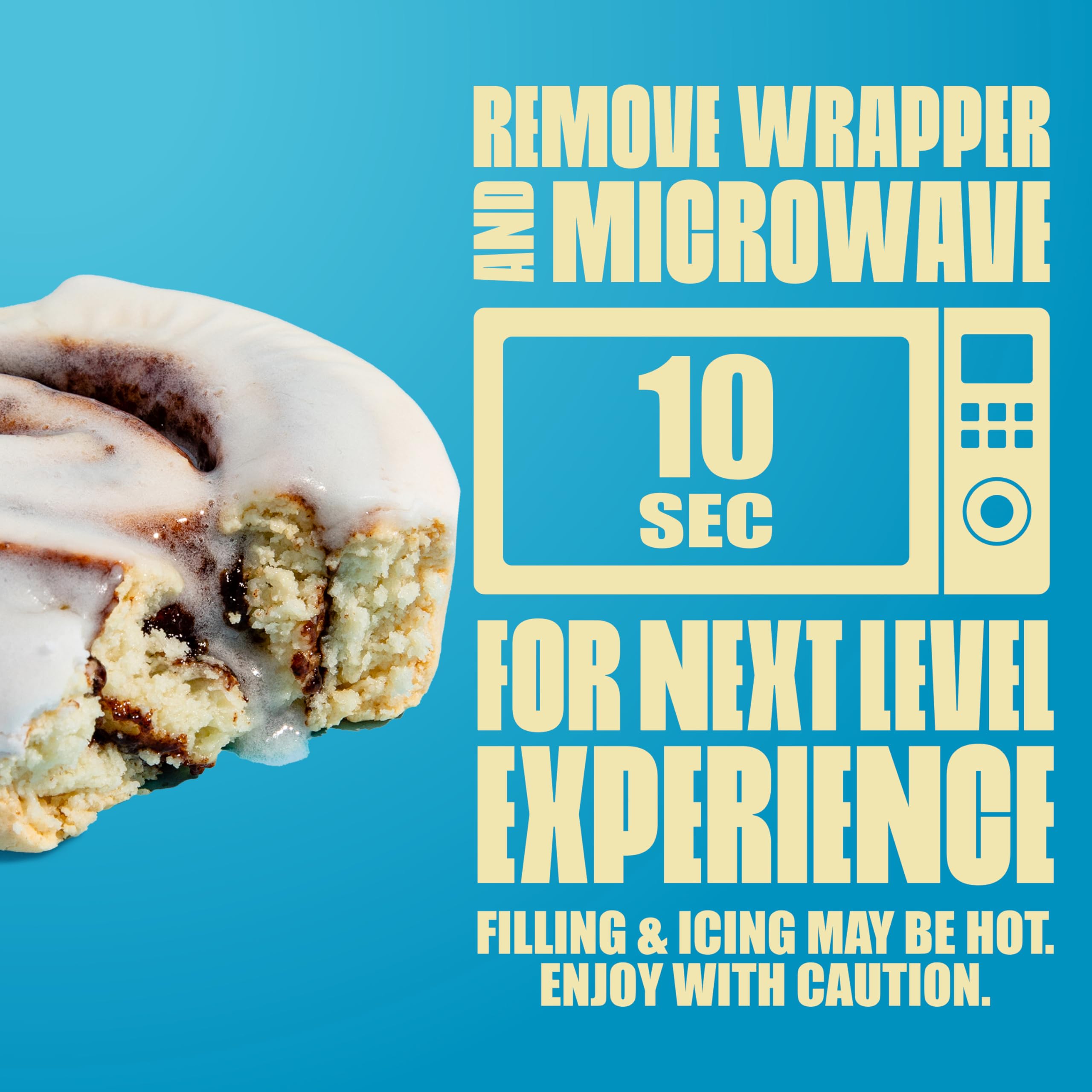 Legendary Foods Cinnamon Roll bar on desk ready for quick breakfast or post-workout fueling.
