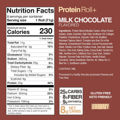 Legendary Foods Cinnamon Roll Bar pair, convenient portable high-protein snack