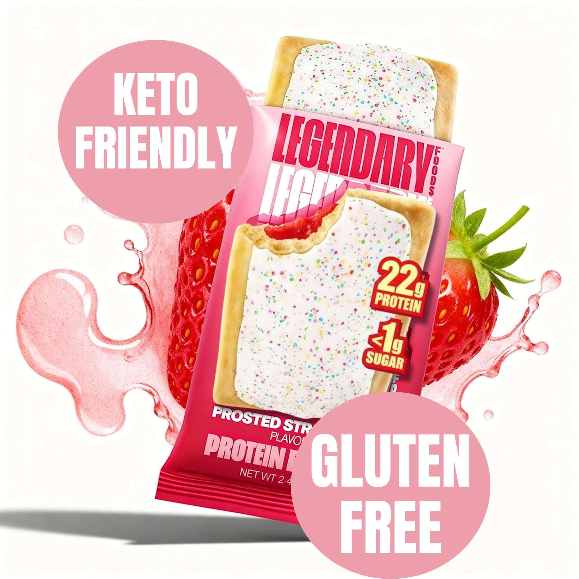 Legendary Foods pastry bite shot ideal for on-the-go snacking