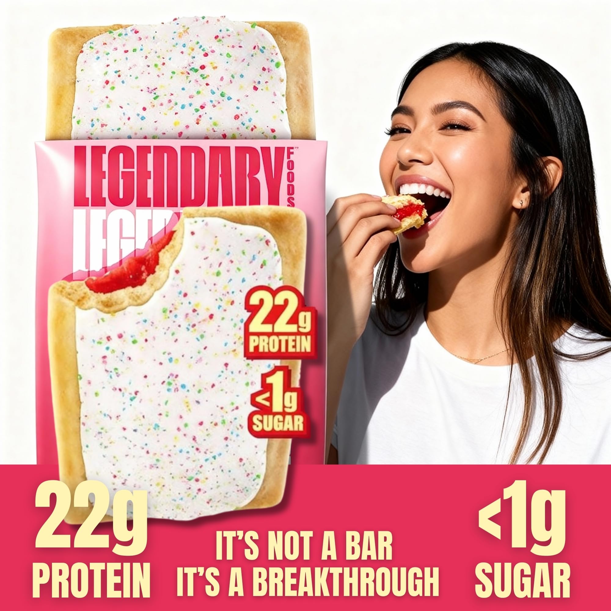Legendary Foods low-carb icon indicating keto-friendly snack