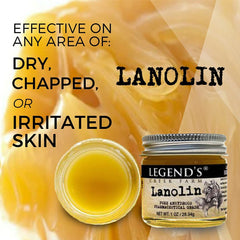 Close-up of Legend's Creek Farm Nipple Balm label highlighting purity and USA origin