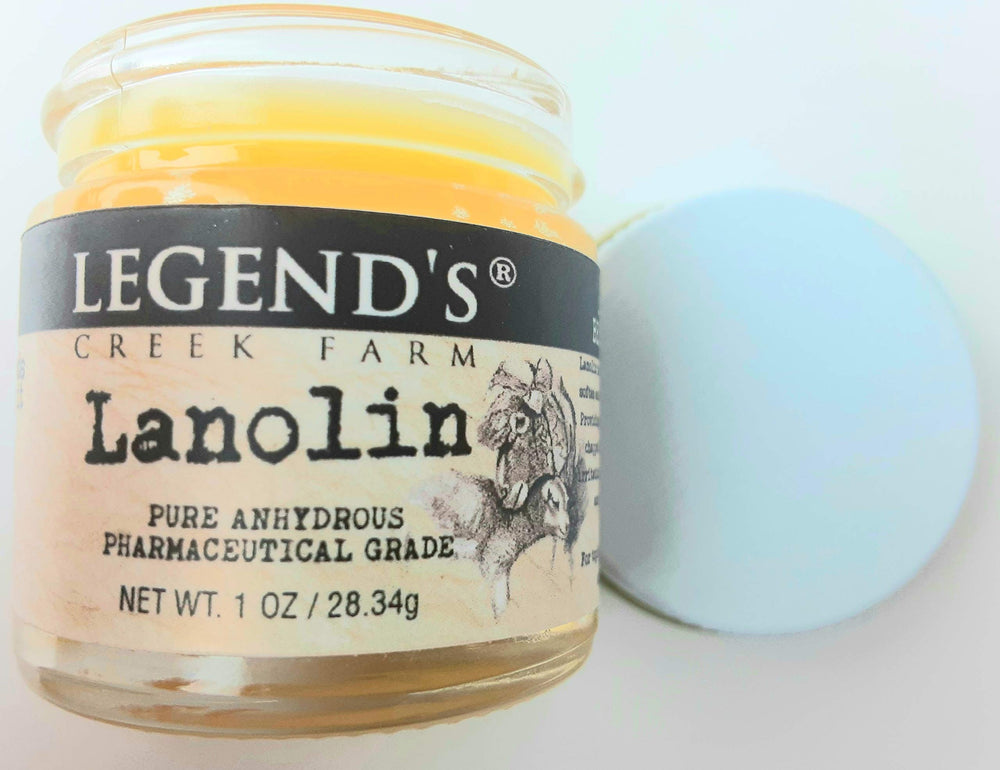 Creamy texture close-up of Legend's Creek Farm Nipple Balm for smooth application