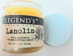 Creamy texture close-up of Legend's Creek Farm Nipple Balm for smooth application