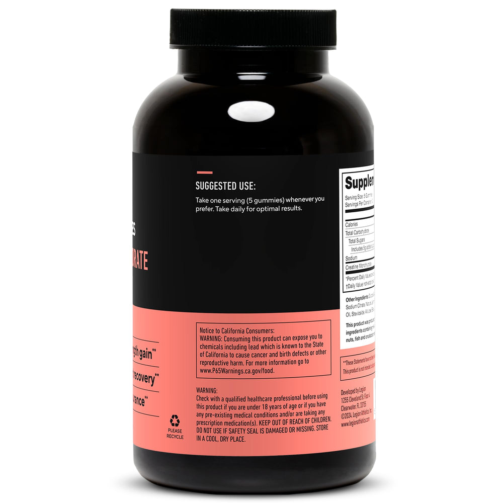 Gummies in a resealable pouch for daily training routines.
