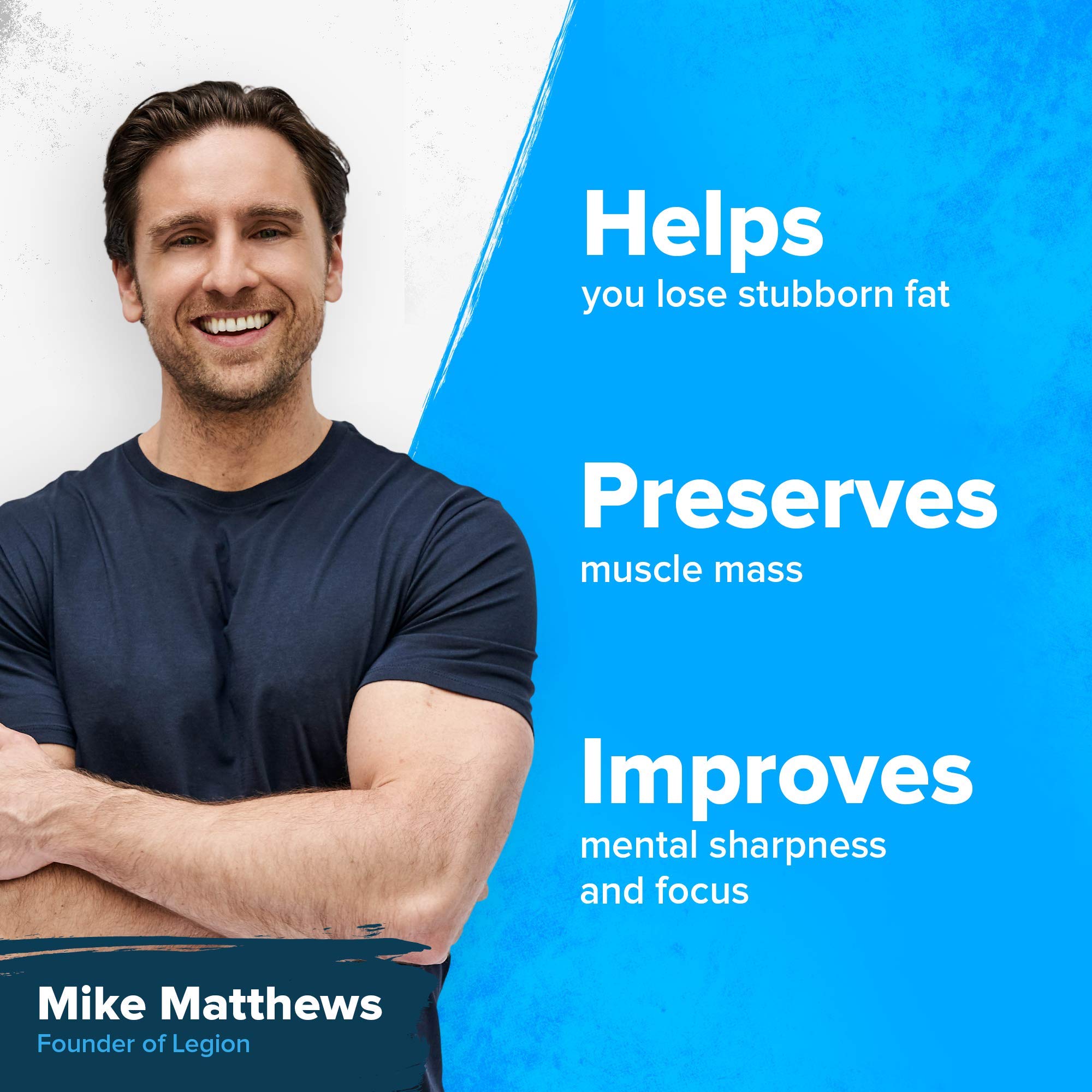 LEGION Forge Fasted Fat Burner pills close-up for daily energy and focus