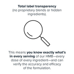 LEGION HMB bottle with glass water conveys daily, mess-free capsule use.