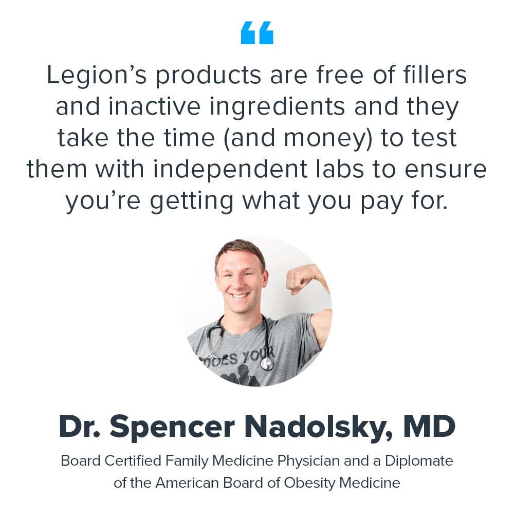 LEGION Hydrate minerals: magnesium bisglycinate and citrate for better absorption.