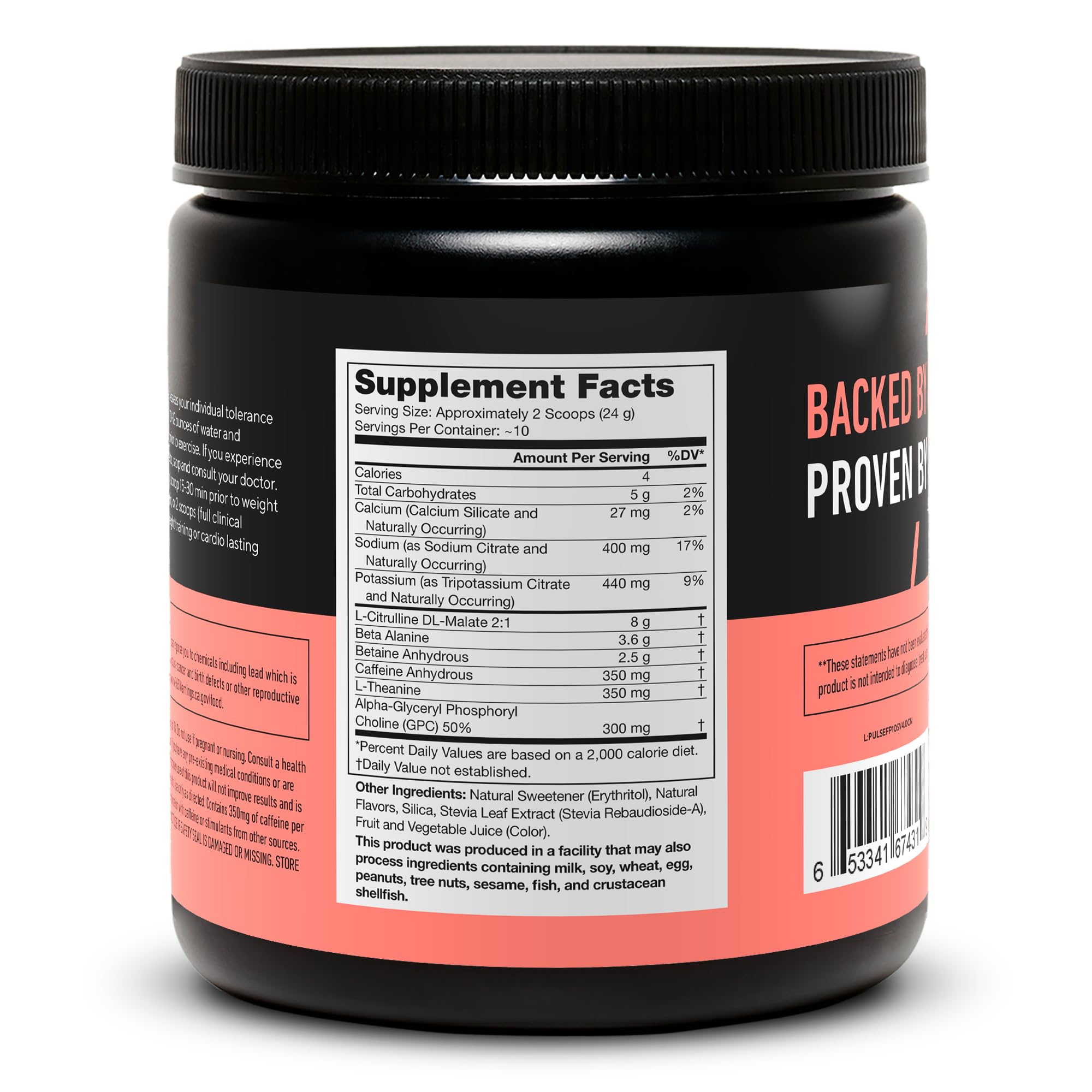 LEGION Pulse Powder mixes smoothly in water for a vivid drink.