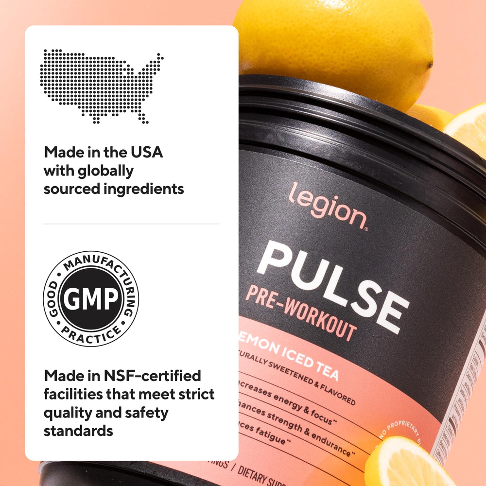 Legion Pulse: mezcla rápida en agua y disolución clara.