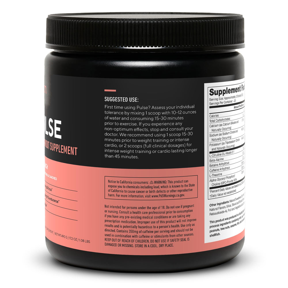 LEGION Pulse powder dissolving in water demonstrates quick mix and taste