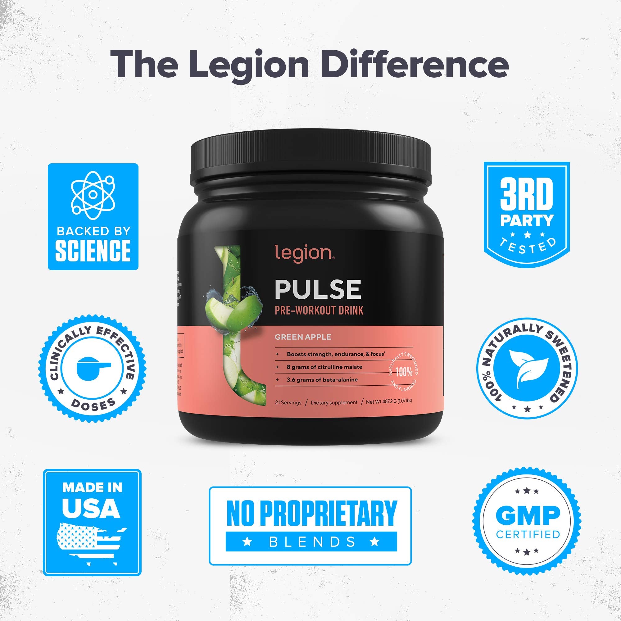 LEGION Pulse athlete in action highlights reliable energy for workouts.