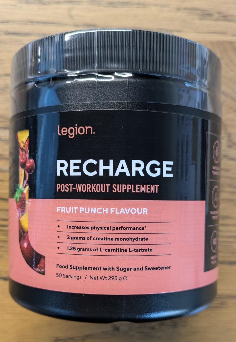 Natural flavor profile and absence of artificial additives in Recharge