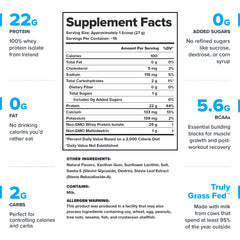 Measuring scoop beside LEGION Whey+ jar for precise serving portions.