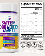 LEGRANO saffron capsules closeup with turmeric blend for energy support